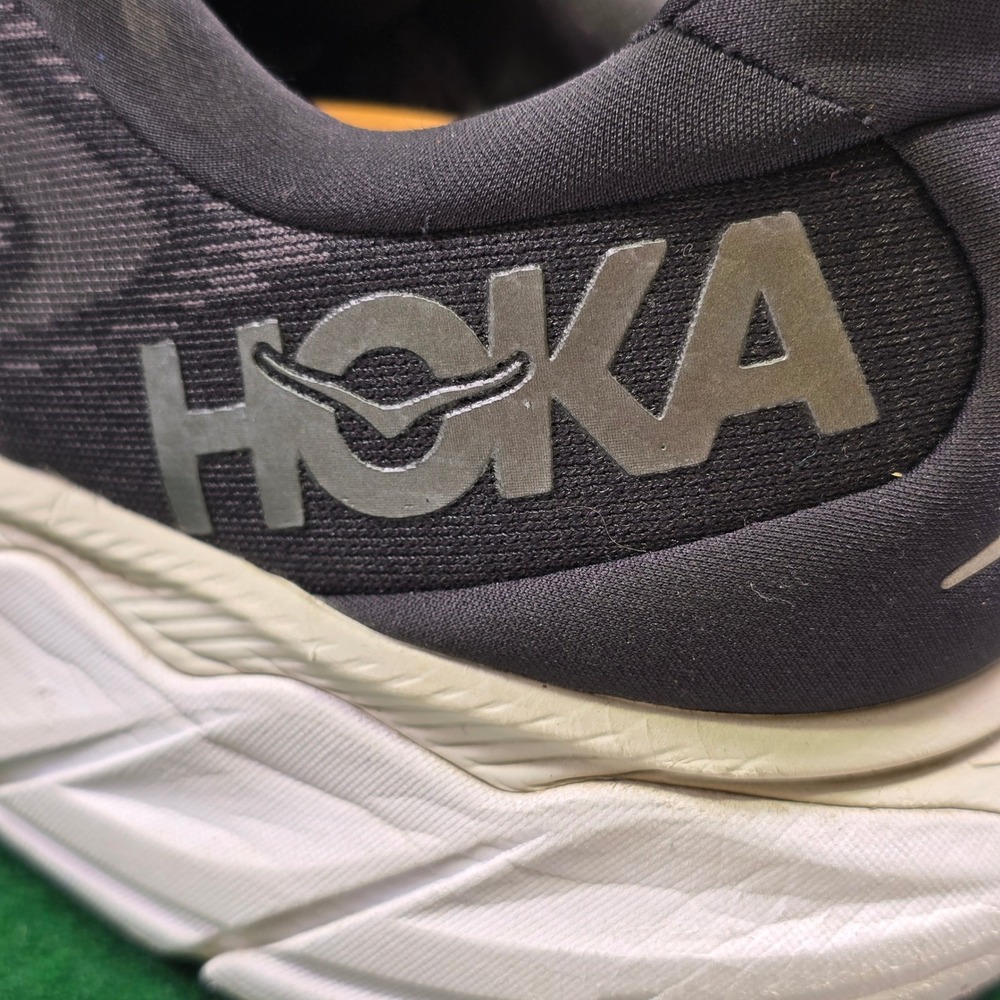 Hoka Arahi 6 Running Shoes Mens 15 2E Wide Black White Athletic 1123196 BWHT - Picture 8 of 15